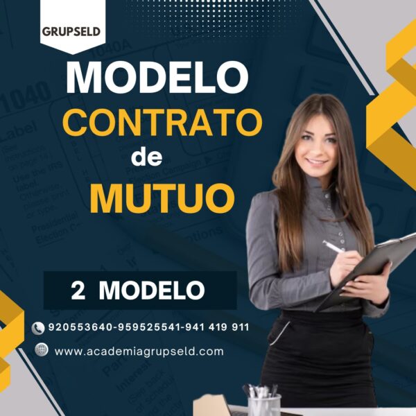 Contrato de mutuo dinerario