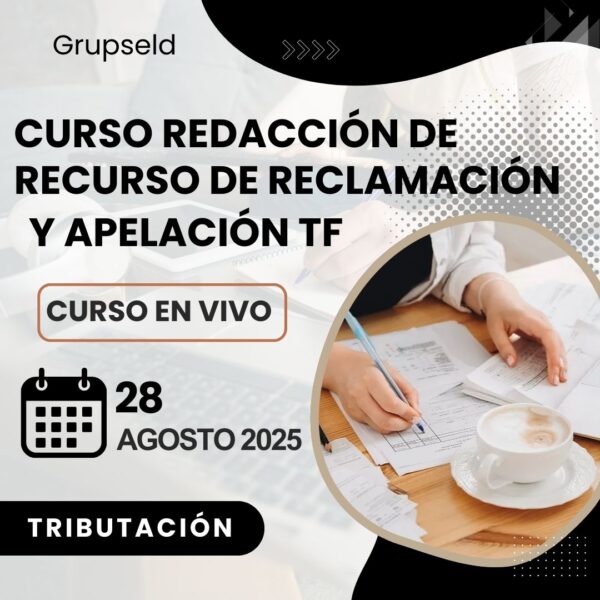 Redacción de recurso de reclamación y apelación al TF